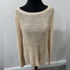 H&M Divided cream sweater/tunic